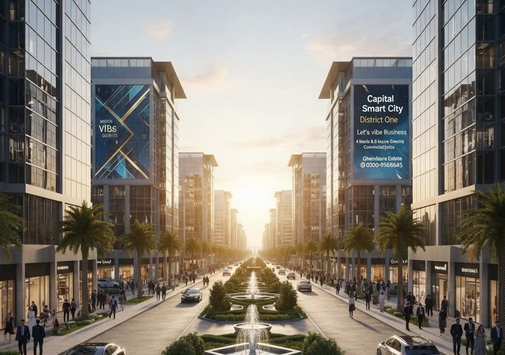 Capital Smart City District One Commercial Plots 0300-9568645